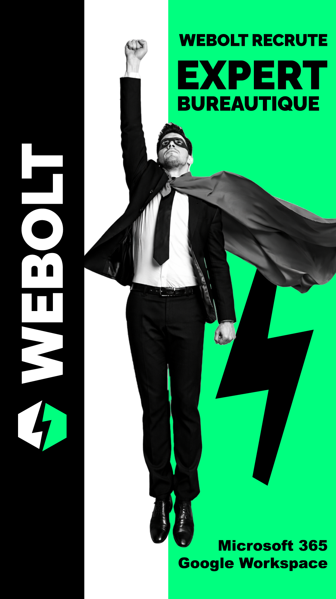 Recrutement d'experts en bureautique WEBOLT